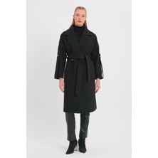 Batik A6191 Şal Yaka Cepli Kaban