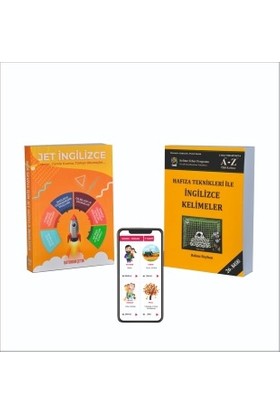 Bayhan Yayıncılık Jet Ingilizce ve Hafıza Teknikleri ile Ingilizce (Mobil Uygulamalı Set) (Ciltli)