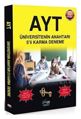 Ankara Kariyer Yayınları 2022 AYT Üniversitenin Anahtarı 5'li Karma Deneme