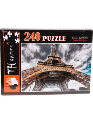 TH Games 240 Parça Kutulu Puzzle - En Gözde Şehirler! Eyfel Kulesi
