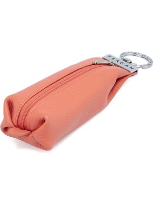 Tergan Pembe Hakiki Deri Unisex Anahtarlık - S1AN00000193-S2A