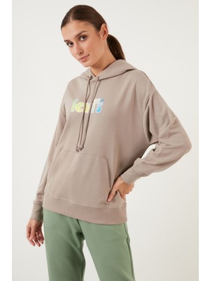 Levi's Pamuklu Regular Fit Kanguru Cepli Kapüşonlu Sweat Bayan Sweat A2640