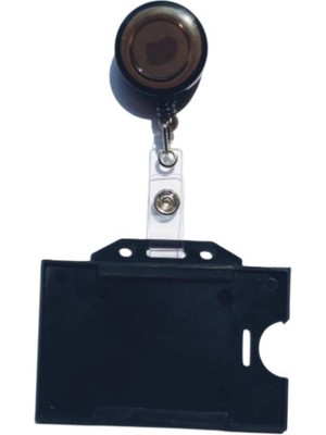 Dodo Bone Siyah Yoyo ve Siyah Plastik Kartlık ,yaka Kartı,