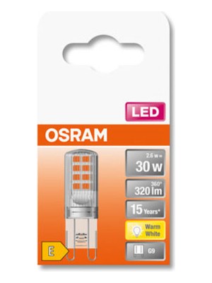 Osram Led Star  Pın Cl30 Non-Dım 2,6W Sarı Işık G9