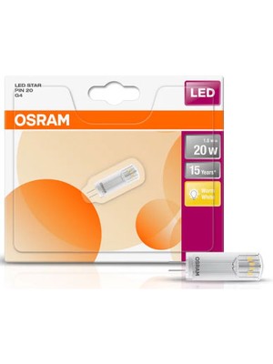 Osram Led Star Pin 1,8W Sarı Işık G4 Duy