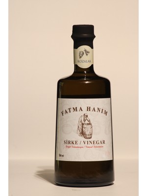 Fatma Hanım Çam Kozalağı Sirkesi 500 ml / Meşe Fıçılarında Doğal Fermantasyon