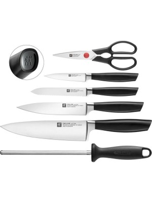 Zwilling All Star Ahşap Blok Bıçak Seti 7 Parça