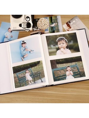 HaiTun 6 Inç Fotoğraf Albümü 200 Sayfa Resim Depolama Bebek Aile Scrapbooking Albümleri Düğün Hediyesi Dıy Zanaat Ev Dekor Fotoğraf Albümleri (Kırmızı) (Yurt Dışından)