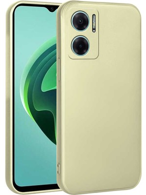 Case Street Xiaomi Redmi 10 5g Kılıf Renkli Lüx Korumalı Premier Mat Silikon Gold