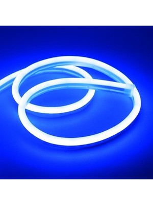 Alles 12V Neon LED Mavi 7X12MM - 5 Metre Oke