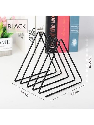 HaiTun Nordic Metal Üçgen Raflar Için Geri Çekilebilir Bookends Ayarlanabilir Kitap Standı Masası Dergisi Organizatör Tutucu Ofis Aksesuarları | Bookends (Yurt Dışından)