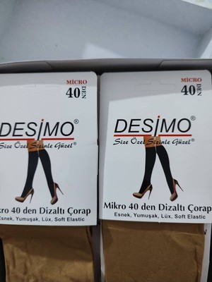Desimo 12'li Kadın Dizaltı Çorap Mikro 40 Den 57 Ten Rengi