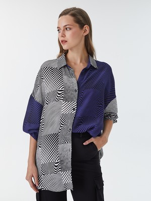 Loft Oversize Bayan Gömlek U.kol