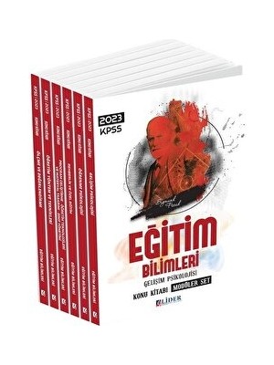 Lider Yayınları 2023 KPSS Eğitim Bilimleri Konu Anlatımlı Modüler Set Lider Yayınları