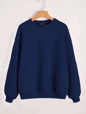 Daxis Sportwear Company Sıfır Yaka Unisex Oversize Sweatshirt