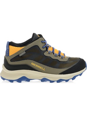 Merrell Poliüretan Lacivert Erkek Çocuk Bot MK266263-27306 Moab Speed Mıd Wtrpf