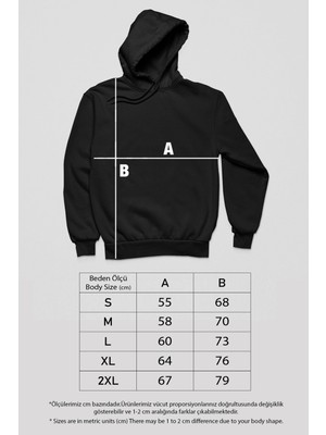 Tişört Fabrikası Ekonomist Baskılı Siyah Kapüşonlu Sweatshirt