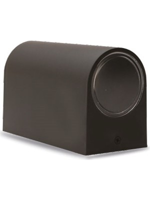 Econa Bahçe Aplik Siyah Kasa Çift Yön GU10 Duy