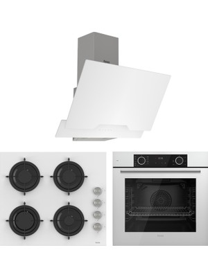 Ferre Air Fry Beyaz Ankastre Set (D064 + CS206 + XE63CB)