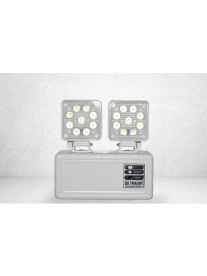 ZBS Acil Aydınlatma Armatürü 2X9F Ledli, Akülü - 6'lı Set
