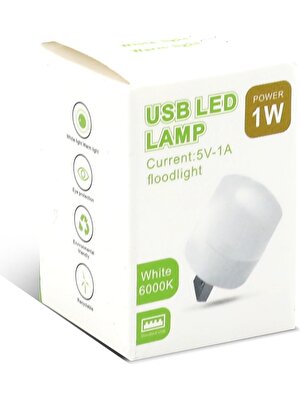 Teknomila LED Gece Işık Mini USB LED Işık Dasıton Fiş USB LED