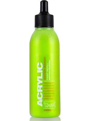 Montana Cans Akrilik Markör Için Yedek Mürekkep 25 ml Shock Green Light S6000