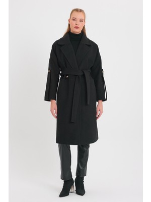 Batik A6191 Şal Yaka Cepli Kaban