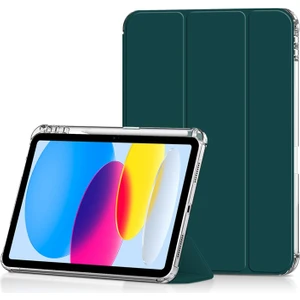 Xfashion Apple 10.9 Inch Tablet Koruyucu Kılıf - Koyu Yeşil (Yurt Dışından)