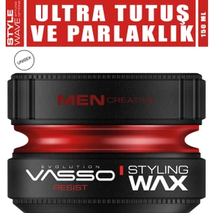 Kısa Saçlar Için 24 Saat Ultra Tutuş Ve Parlaklık Veren Wax - Resist Pro Aqua 150 ml 8699216347577