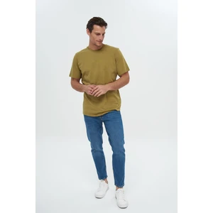 Cross Jeans Finn Orta Mavi Regular Tapered Fermuarlı Jean Pantolon E 4407-007