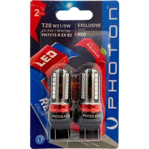 T20 Duy Kırmızı LED Stop Oto Ampul PH7215REX