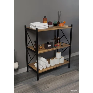 Rose Banyo Düzenleyici Banyo Dolabı Çok Amaçlı Dolap 3 Katlı Metal Mutfak Düzenleyici