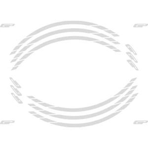 GP Kompozit Universal Tek Jant Şeridi Reflektif Gri 14''