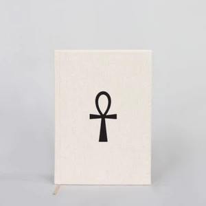 Arya Desing Aryadesigntr Ankh Desenli Kanvas Defter