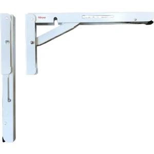 Gürçay Hırdavat Katlanır Tekne Karavan Masa Ayağı 30CM 1 Takım Beyaz