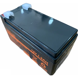 Ata Elektronik 12V 1.3AH 12 Volt 1.2 Amper 12 Volt 1.3A Akü - 12V 1.3 Ah BakıMsiz Kuru Akü 10X5X4.3CM