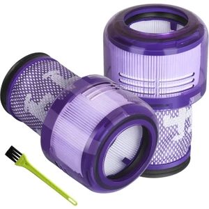 Dyson V12 Slim Için 2 Adet Hepa Filtre - Mor (Yurt Dışından)