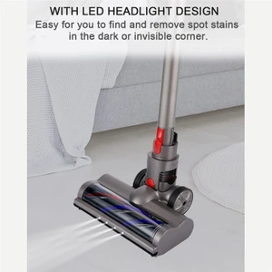 Dyson V7 V8 V10 V11 V15 Için Turbo Elektrikli Motorlu Fırça - Gri (Yurt Dışından)