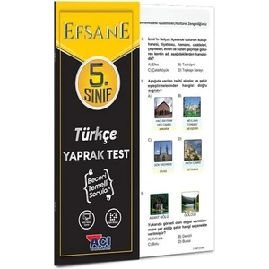 Açı Yayınları 5. Sınıf Efsane Türkçe Yaprak Test
