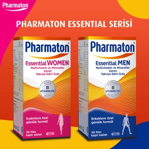 Essential Men&Women 30 Tablet - Magnezyum ,Vitamin B, Vitamin D, Multivitamin