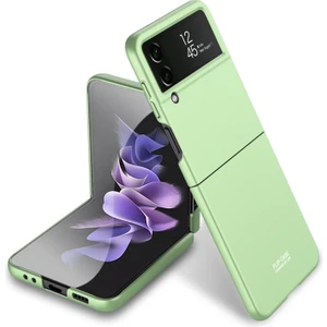 Samsung Galaxy Z Flip4 Için Gkk Ultra-Ince Tam Kapsamlı Telefon Kılıfı Matcha Green  (Yurt Dışından)