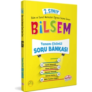 Editör Yayınları 2. Sınıf Bilsem Çözümlü Soru Bankası