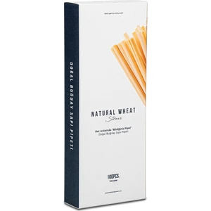 Ancient greens Buğday Sapı Pipeti- Uzun 50'li