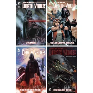 Star Wars - Darth Vader 4 Cilt Set (Vader - Gölgeler ve Sırlar - Shu-Torun Savaşı - Oyunların Sonu)