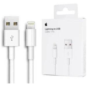 Akgün Apple Lightning To USB 1m Şarj Kablosu Beyaz %100 Orjinal