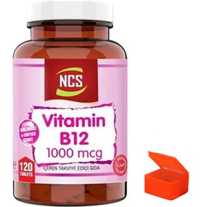 Vitamin B12 1000 Mcg 120 Tablets + Hap Kutusu