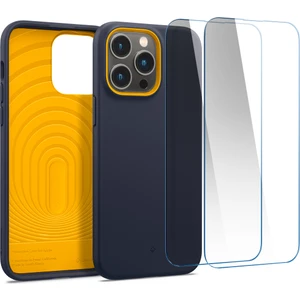 Caseology iPhone 14 Pro Kılıf Nano Pop 360 + Cam Ekran Koruyucu (2 Adet) Blueberry Navy - ACS05008