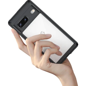 Lanze Direct Google Pixel 7 / 7 Pro Telefon Kılıfı Silikon Yumuşak Kılıf + Ekran Koruma Filmi - Siyah (Yurt Dışından)