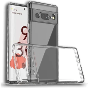 Lanze Direct Google Pixel 6A Telefon Kılıfı Silikon Yumuşak Kılıf + Ekran Koruma Filmi - Şeffaf (Yurt Dışından)