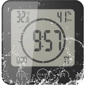Saat - Sarkık Fornorm Banyo Saat LCD Dokunlu Duşlu Numeac Kesici Saat Ecotetanche HUMIDIT1113 (Yurt Dışından)